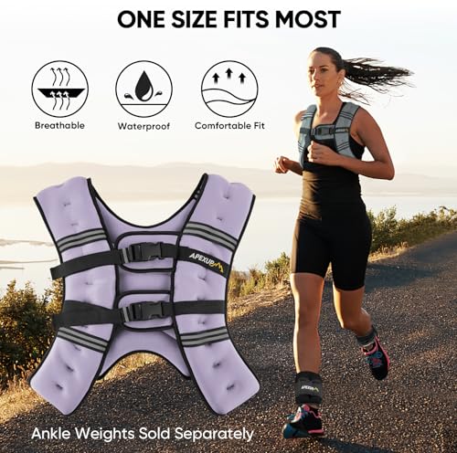 Image of APEXUP Weighted Vest Men Women, Weight Vest for Women Workout Equipment for Strength Training Running