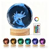 lampe pokemon amazon Combinaison parfaite de décoration et de fonction : cette lampe boule en verre n'est pas seulement un point fort décoratif, mais assure également un éclairage agréable et chaleureux. Elle convient aussi bien comme lampe de bureau que comme veilleuse pour les enfants. La lampe LED Crystal Ball Axolotl s'adapte à toutes les pièces et est une excellente idée de cadeau pour les enfants et les adultes qui apprécient à la fois fonctionnalité et esthétique.