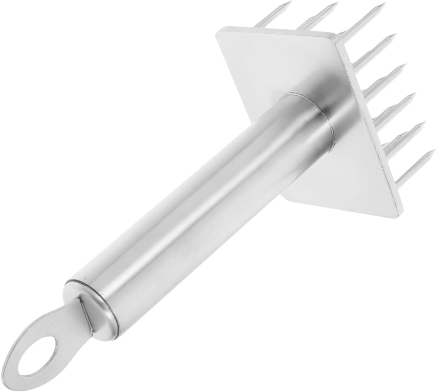 Stainless Steel Meat Tenderizer Tool Soft Handle Heavy Duty Meat Mallet for Cooking for Tenderizing Chicken Pork and Turkey