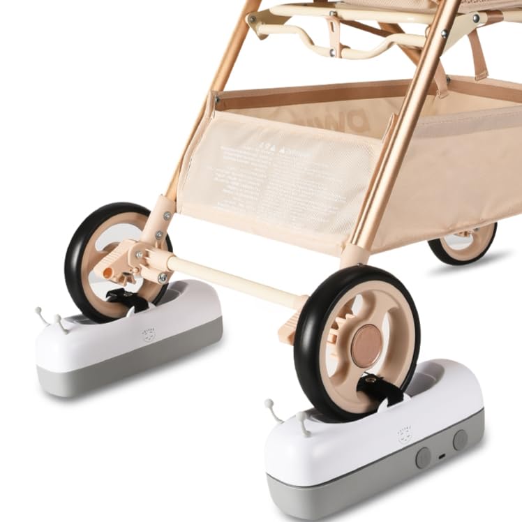 Intelligent Rocker Accessory for Baby Stroller - Automatic Soother for Peaceful Sleep - Type-C Rechargeable Cradle Roller with Adjustable Speed, Remote and Timer- Smart Rocker & Bouncer-SwaySo