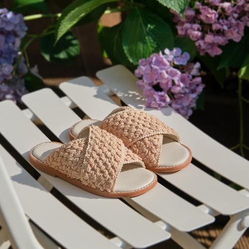 Image of THEE BRON Girls Cute Slip-On Slippers Stylish Sandals for Toddlers & Kids