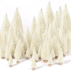 30pcs Mini Christmas Trees Artifici...