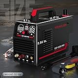 YESWELDER 55 Amp Plasma Cutter Non-High Frequency, Large LED Digital Display Non-Touch Pilot Arc, Digital DC Inverter 110/220V Dual Voltage Plasma Cutting Machine CUT-55DS PRO NEW