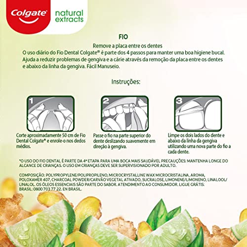 Colgate Fio Dental Natural Extracts Citrus & Gengibre 25M