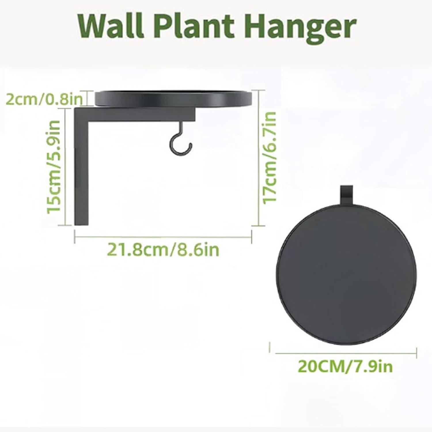 Wall-Mounted Metal Bird Bath Basin, Outside Bird Feeders Tray with Hook for Squirrel Feeder & Bath, Garden Patio Rack(3pcs)