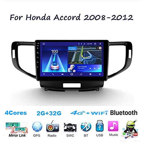 Android 8.1 Autoradio Radio Navigationssystem Für Honda Accord 2008~2012 Gürtel DAB+ Digitalradio Bluetooth USB Mirrorlink Sygic GPS