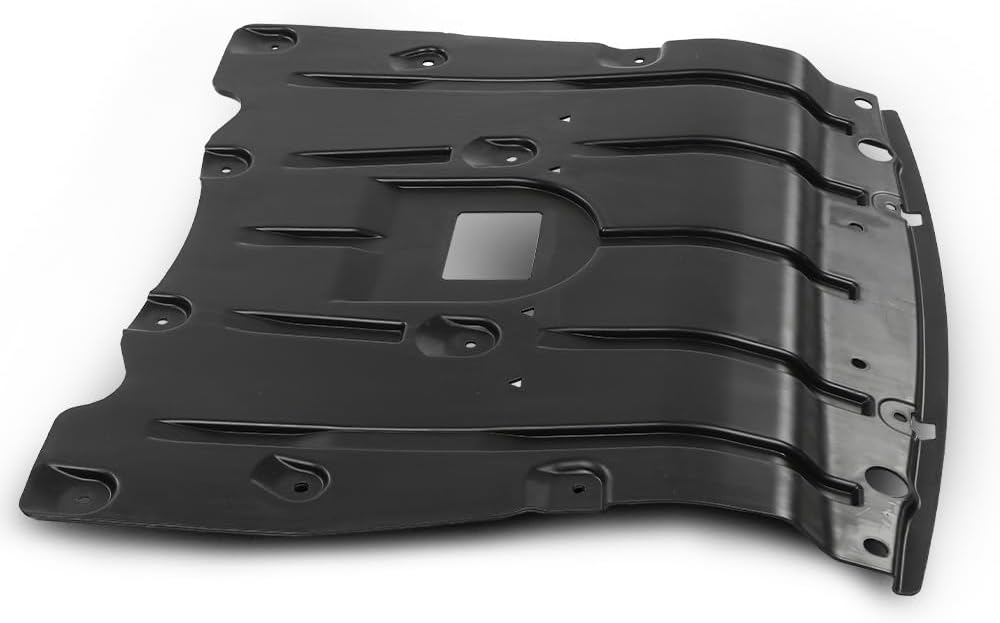 PIT66 Front Engine Splash Shield Compatible with BMW X5 X7 2019-2024 / X6 2020-2024 51487468803, 51757424879, BM1228191 Black