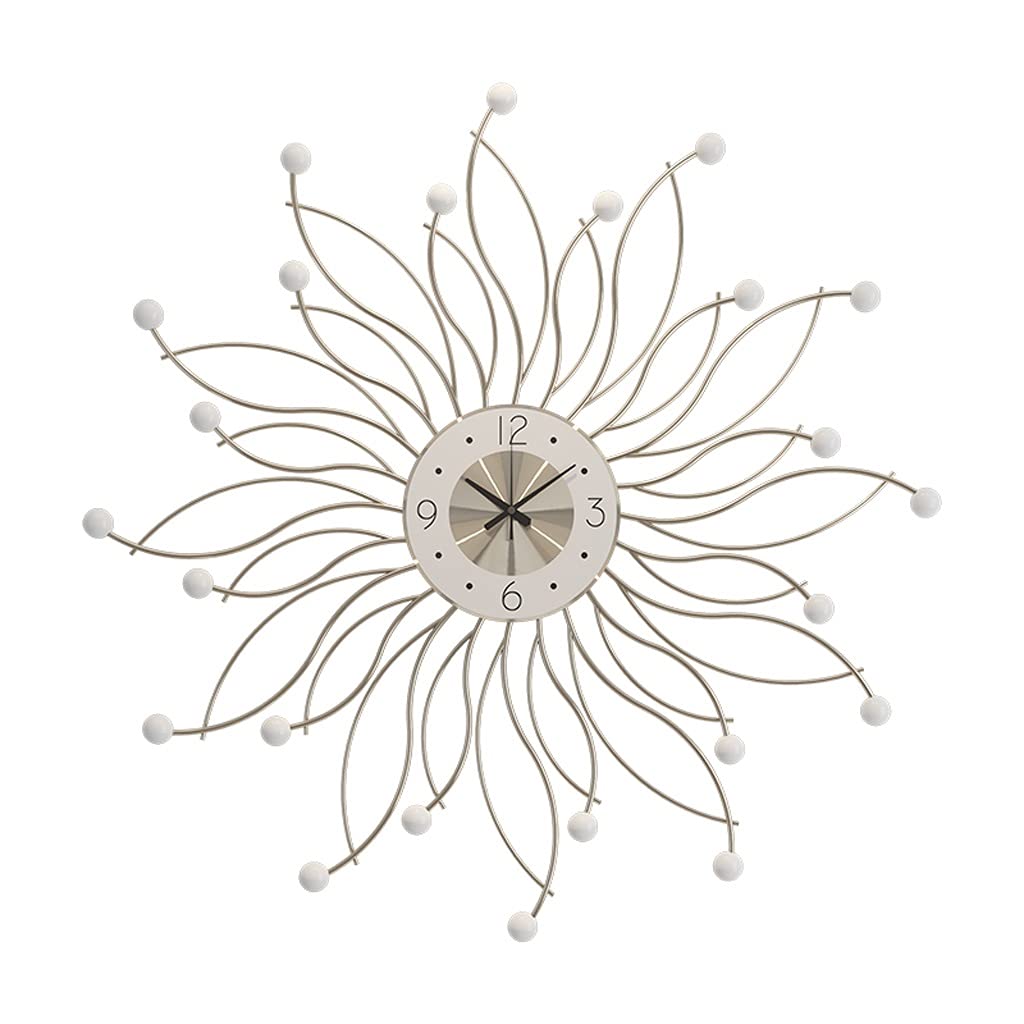 GLJTUO Nordic Wall Clock Design Mute Clock Restaurant Home Fashion Decorative Quartz Clock Big Clock on the Wall