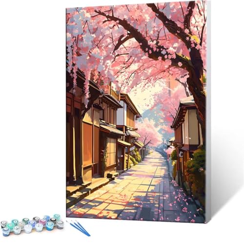 DIY G  Xg[gr[ Paint by Numbers hG Lbg l ʂ肦 q̗phGLoXNtg LoXA[g uVƃANG̋, CeA rO, ւ̃Mtg 40x50