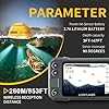 LUCKY Kayak Portable Fish Finder Transducer Wireless Sonar Fish Finders Boat Rechargeable Handheld Fish Depth Finder Fishing MT-202