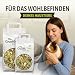 Mr. Crumble Meerschweinchen-Futter – 100 % natürlich, getreidefrei, ohne Pellets – mit Blüten & Kräutern – rohfaserreiches Strukturfutter für gesunde Verdauung – 5 kg