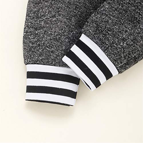 Cetepy Baby Boy Clothes Newborn Romper Infant Summer Outfits Short Sleeve + Long Pants + Hat 3Pcs Set New To The Crew Letter Printed White 3-6 Months 80Cm #TOP3