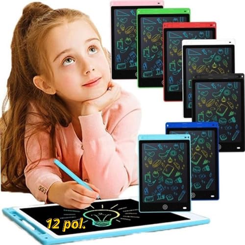 Lousa Mágica Infantil Grade Brinquedo Tablet Digital LCD Educativo Desenhar Escrever Tela Escrita Co