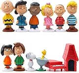 snoopy figure skating 【Perfektes Geschenk】 Sie können die Dekoration der Torte den Kindern überlassen, sie ist auch das Geschenk der Wahl für begeisterte und nostalgische Kinder oder Erwachsene, verleiht einen festlichen Touch und ist die perfekte Kulisse, um Fotos zu machen und unvergessliche Momente zu schaffen.