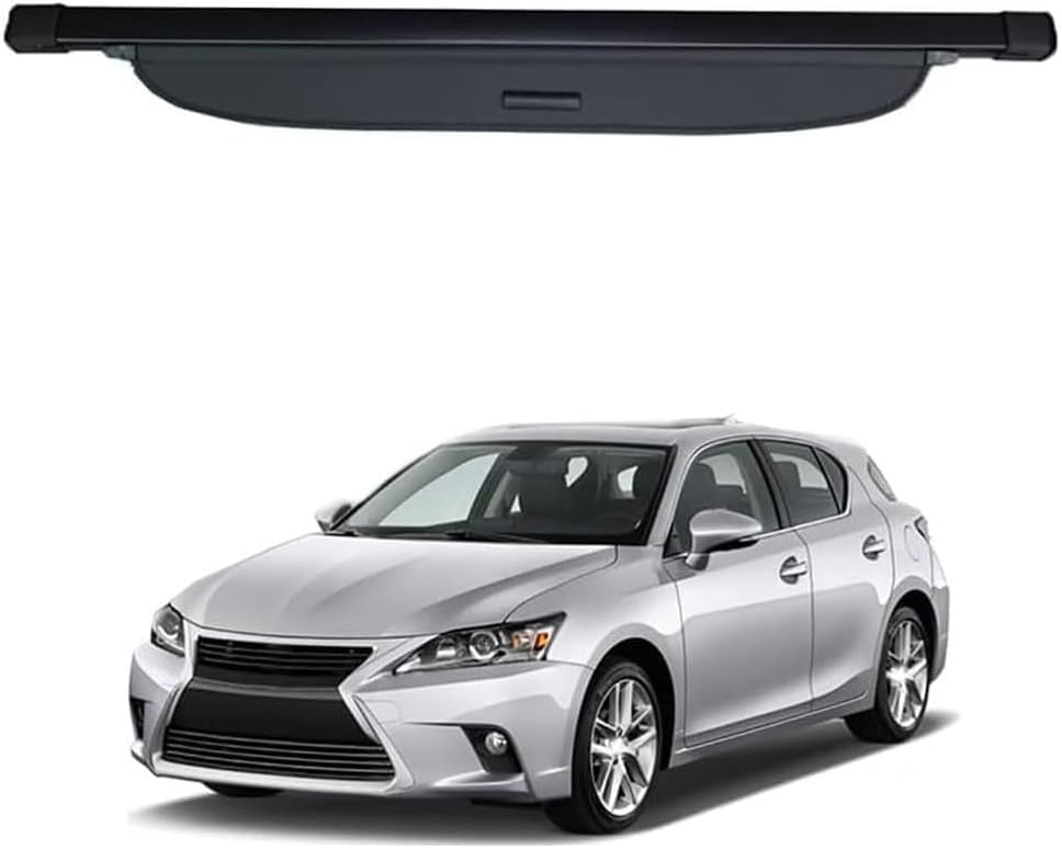 Cubreobjetos retráctil de alta durabilidad para maletero de coche Lexus CT200H 2009-2014