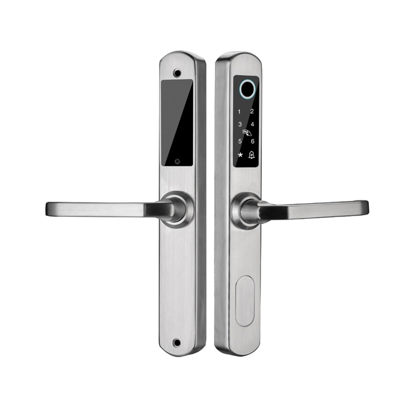 DIGNIFE Smart Door Lock, 304 Stainless Steel Waterproof Smart Door Lock Fingerprint Password Lock(TY)