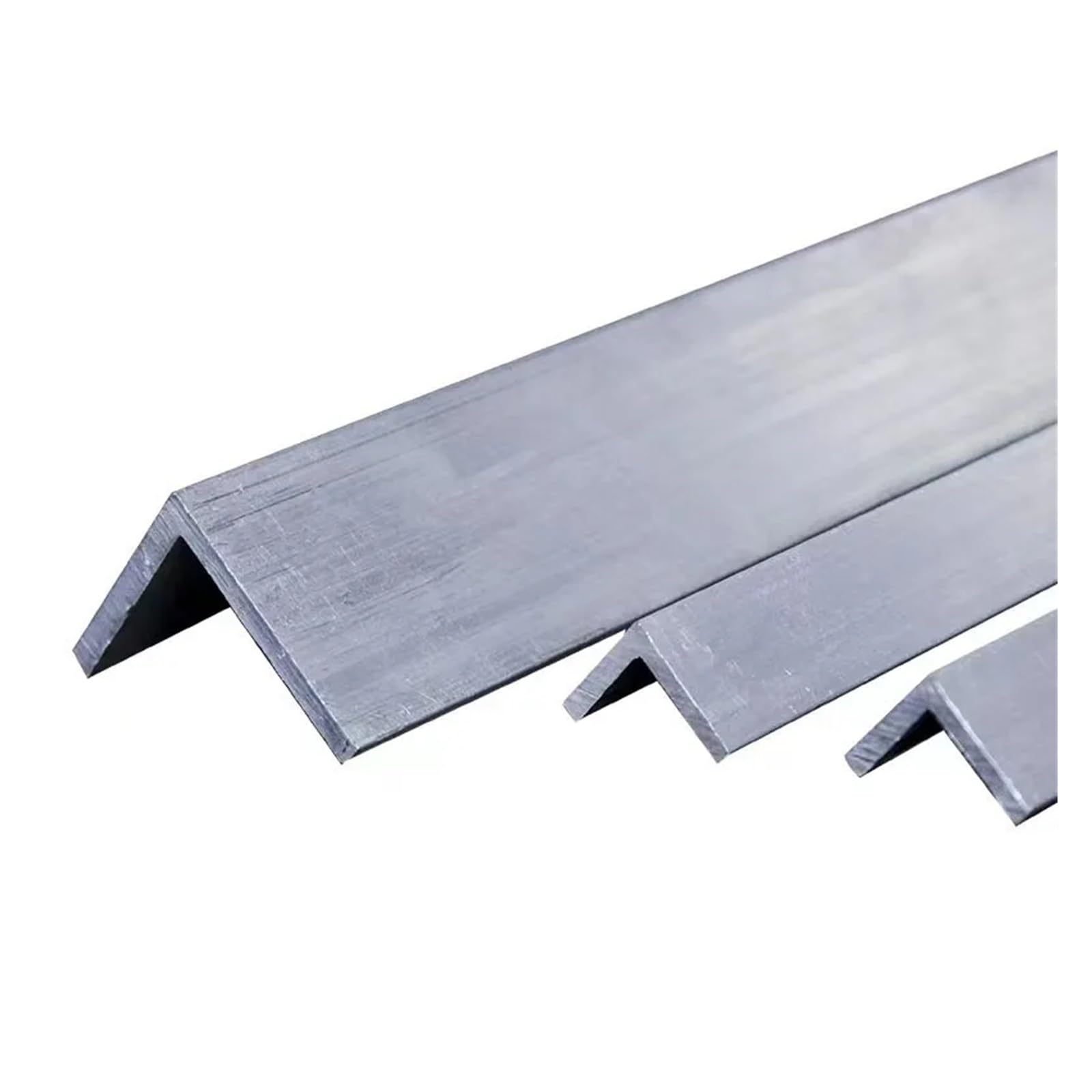 2 piezas 6063 Perfil triangular de aleación de aluminio en forma de L con ángulo recto for materiales de bricolaje(24cm,30x30x5mm)