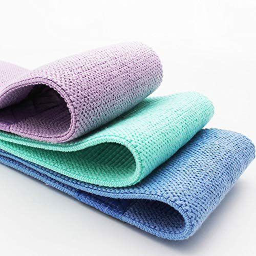 CapsA Hip Booty Exercise Bands Resistance Bands for Legs and Butt, Glutes, Thigh Non-Slip Bands Sports Yoga Latex Stretching Wide Workout Bands (Mint Green, 74cm)