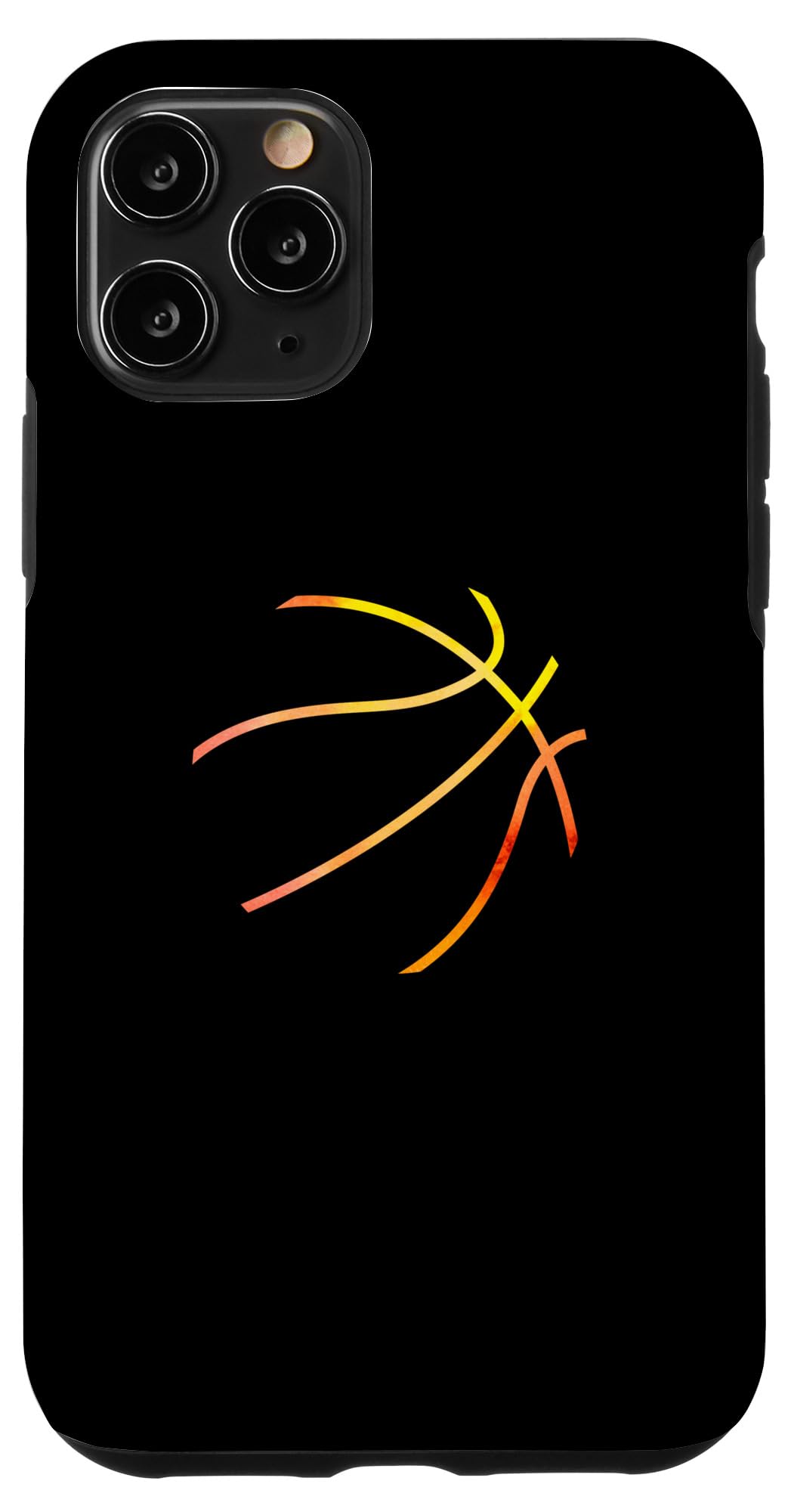 Basketball Silhouette Bball Player Coach Fan Sports Baller Case for iPhone 11 Pro
