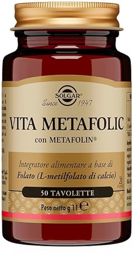 Solgar Vita Metafolic 50 Tavolette, Peso Netto 11,8 G - 4