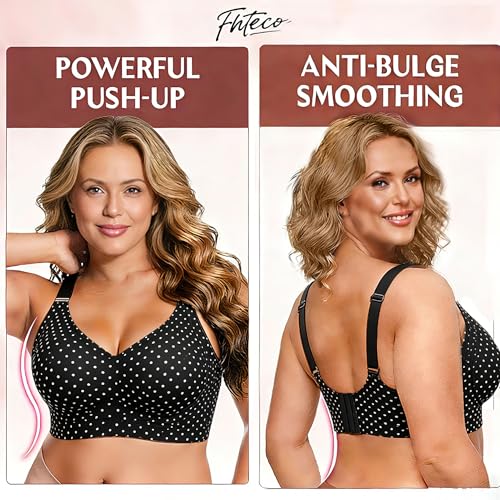 Image of Smoothing Bra Anti Sagging Wireless Push Up Bras for Women No Underwire Full Coverage Bra Comfy Bras for Women