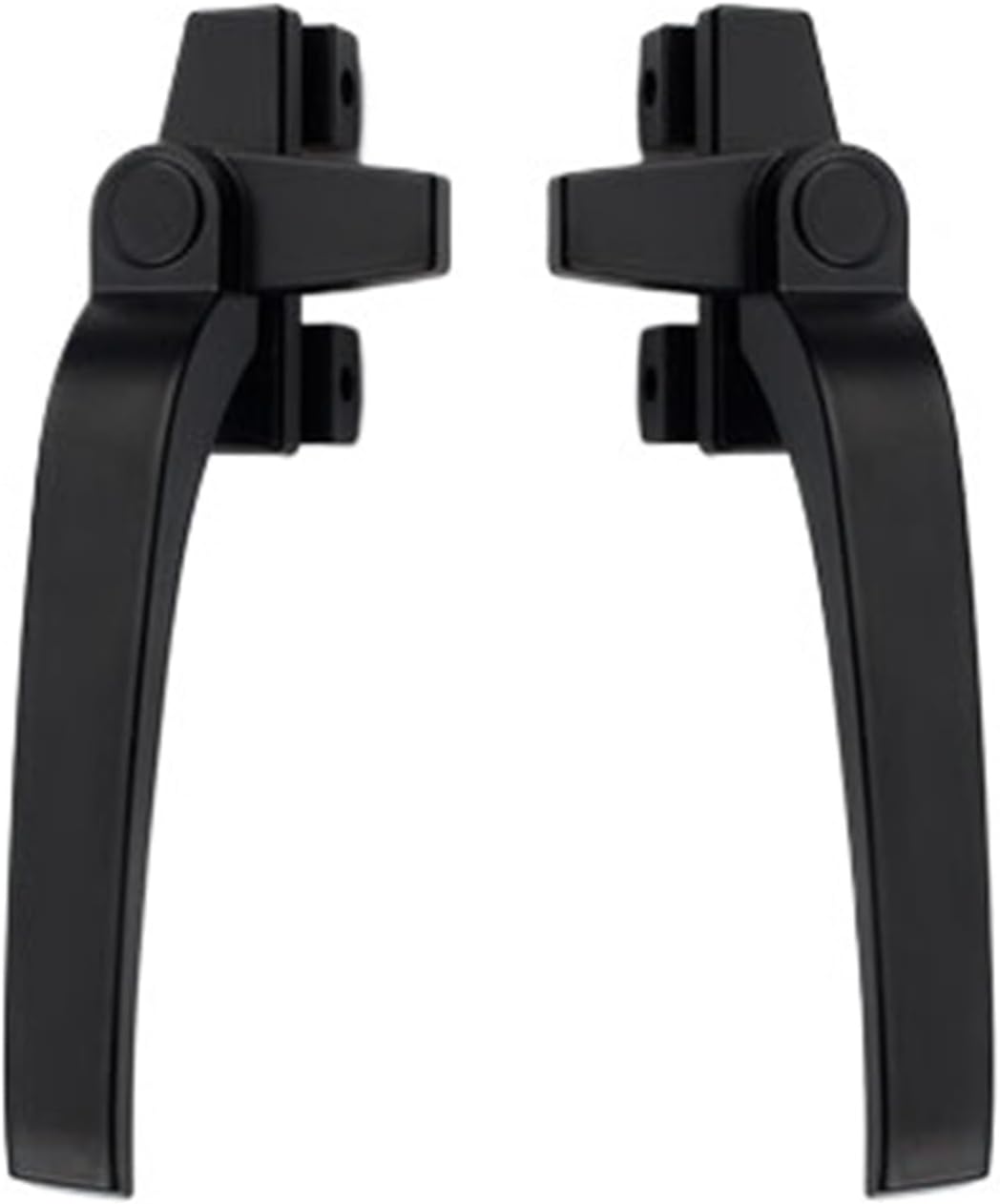 2 Pcs Aluminum Alloy Window Handles Casement Lock Handle Universal Left Right for Doors and Windows(Gold,Right)