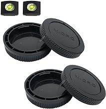 Body Cap and Lens Back Cap for Olympus E-M10 Mark IV III II E-M1 E-M5, Panasonic Lumix G9 G7 G95 G85 GH6 GH5 GH5S GH4 GH3 GX85 GX9 GX8 GF9 GF10 plus micro four camera accessories