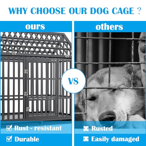 Heavy Duty Crate for Dogs that Escape