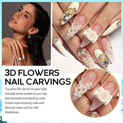 Modelones Acrylic Powder, 12 Colors Acrylic Nail Powder, Pastel Blue Green Glitter Acrylic Nail Acrylic Powder, Nail Extension 3D Nail Art Spring Summer French Nail Holiday Gifts For Women Girls #TOP4