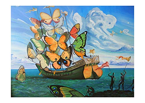 Impression d'art encadrée Dali Butterfly Sails Archival Matte
