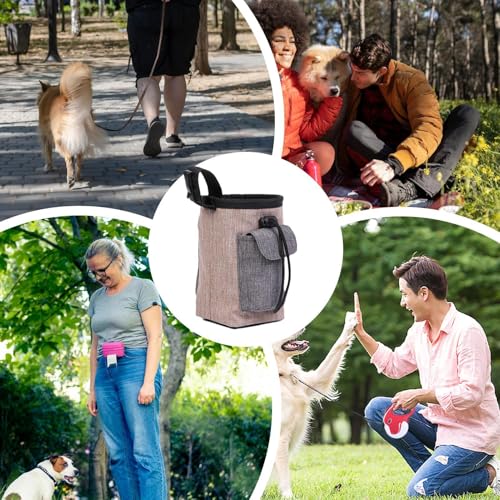 Bolsa para petiscos para cães, bolsa para lanches para cães | Bolsa portátil para treinamento de cãe