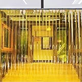 Eleeonora Transparent PVC Streifenvorhänge,1.8mm Dicke Streifenvorhangset für...