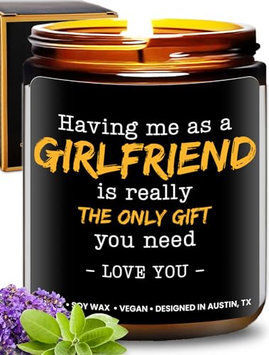 Funny Boyfriend Candle, Thoughtful Birthday Gifts for Boyfriend, Unique Sentimental Gift Ideas for Him from Girlfriend, Perfect Present for Birthday, Christmas, Special Occasions, Gift Ready