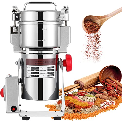 NEWTRY 300g電動スイング式グラインダー 業務用 粉砕機 微粉砕機 穀物製粉機 製粉器 高速 穀物粉砕機 プロ 家庭用 妻と母親に最高のプレゼント 100V - NEWTRY - 商品画像