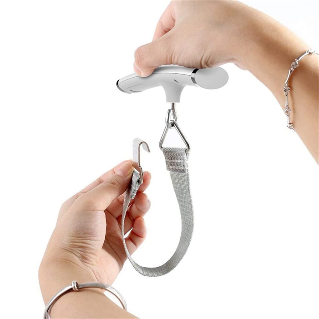 LED Display Balance Scale Mini Digital Hand Held Fish Hook Hanging Electronic Weighing