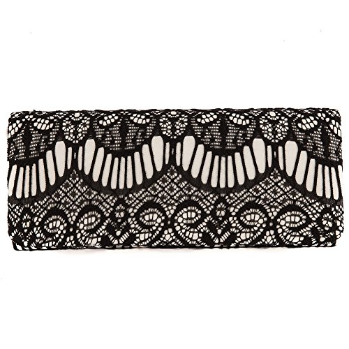 Sac d'embrayage en dentelle pour mariage et grande soirée chic