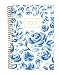 bloom daily planners 2019 Calendar Year Day Planner - Passion/Goal Organizer - Monthly and Weekly Dated Agenda Book - (January 2019 - December 2019) - 6" x 8.25" - Blue & White Floral