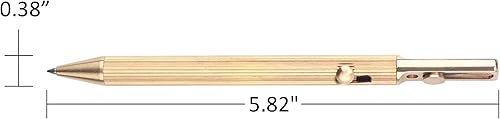 Miniatura 5 de SMOOTHERPRO Bolígrafo de acción de perno de latón macizo con hoja de sobre para buzón de correo, compatible con repuesto Parker para Mailman