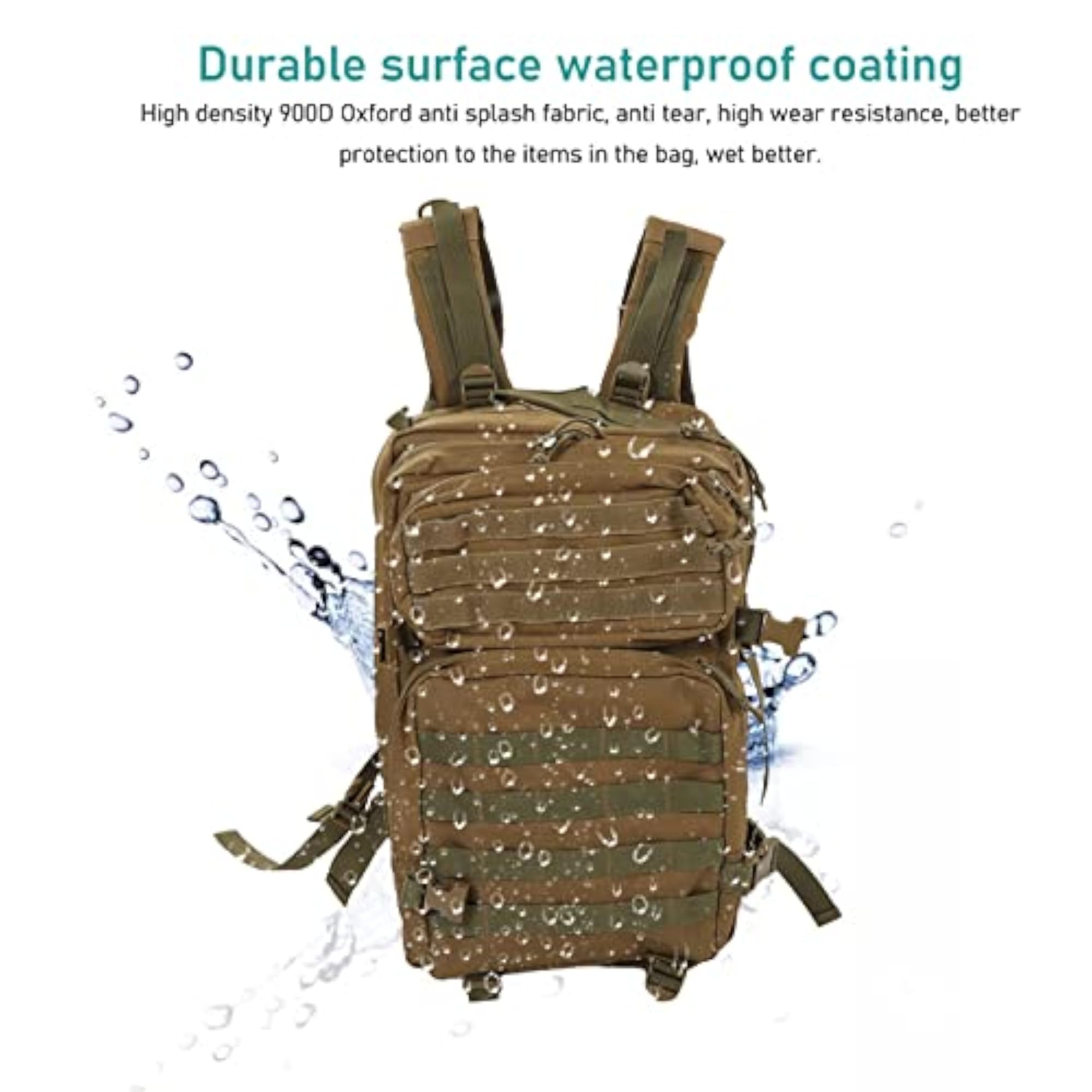 Light and Breathable Outdoor Traveling Backpack, Waterproof
