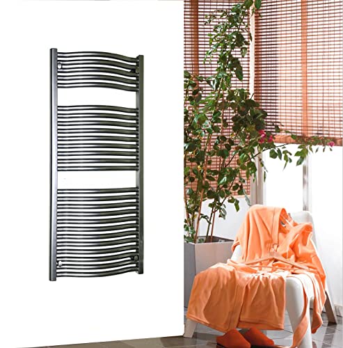 BADHEIZKÖRPER Design Mannheim 2 121x60cm 1034 W Edelstahloptik SZAGATO handtuchwärmer handtuchtrockner handtuchhalter paneelheizkörper vertikal mittelanschluß flachheizkörper mittelanschluss