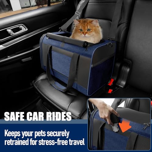 image for GAPZER Dog Carrier Soft/Cat Crates Large Cat 20 to 25 pounds/Softsided