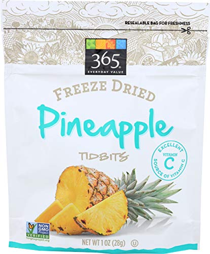 365 Everyday Value, Freeze Dried Pineapple Tidbits, 1 oz