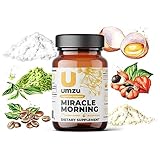 UMZU Miracle Morning - Natural Energy Supplements - with Caffeine, L-Theanine, Thiamin & More - Focus & Energy Pills - 30 Day Supply - 30 Capsules
