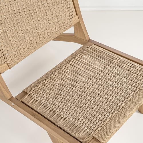 Sillón lounge sin brazos Madera Natural miniatura 5