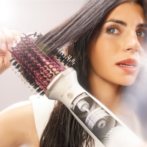 Cecotec Cepillo de Aire Moldeador con Placa Calefactora Air DryBold Elite. 1200W, 3 Modos: seca, moldea y alisa, Tecnología Iónica, Revestimiento de Cerámica, Función Aire Frío, Punta Fría - imagen 8