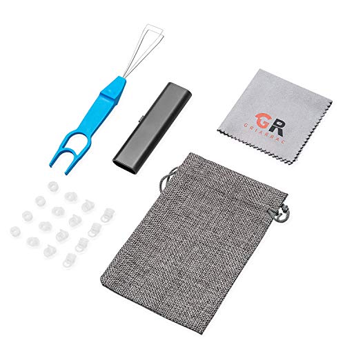 Gariarrac Mechanical Keyboard O Ring Switch Dampener Keycap Puller Remover Brush Accessory Bag
