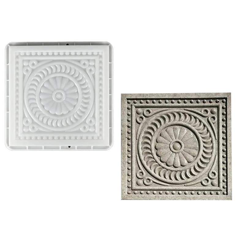 Cement Paving Square Mold Plastic DIY Paving Mold Antique Cement Brick Courtyard Garden Stone Road Decoration Square Paving Mould