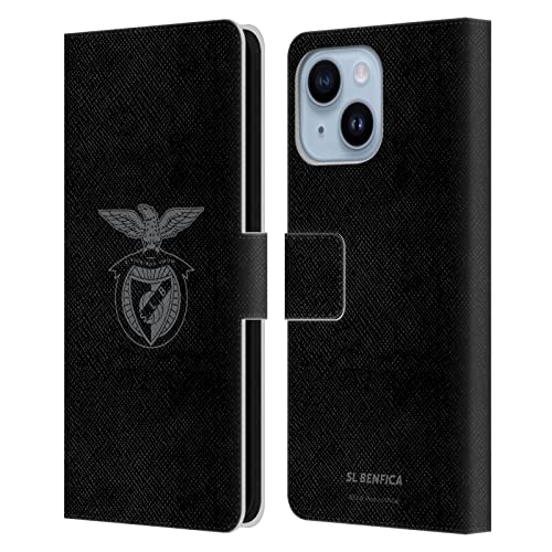 Étui portefeuille Benfica iPhone 14 Plus Head Case en cuir noir