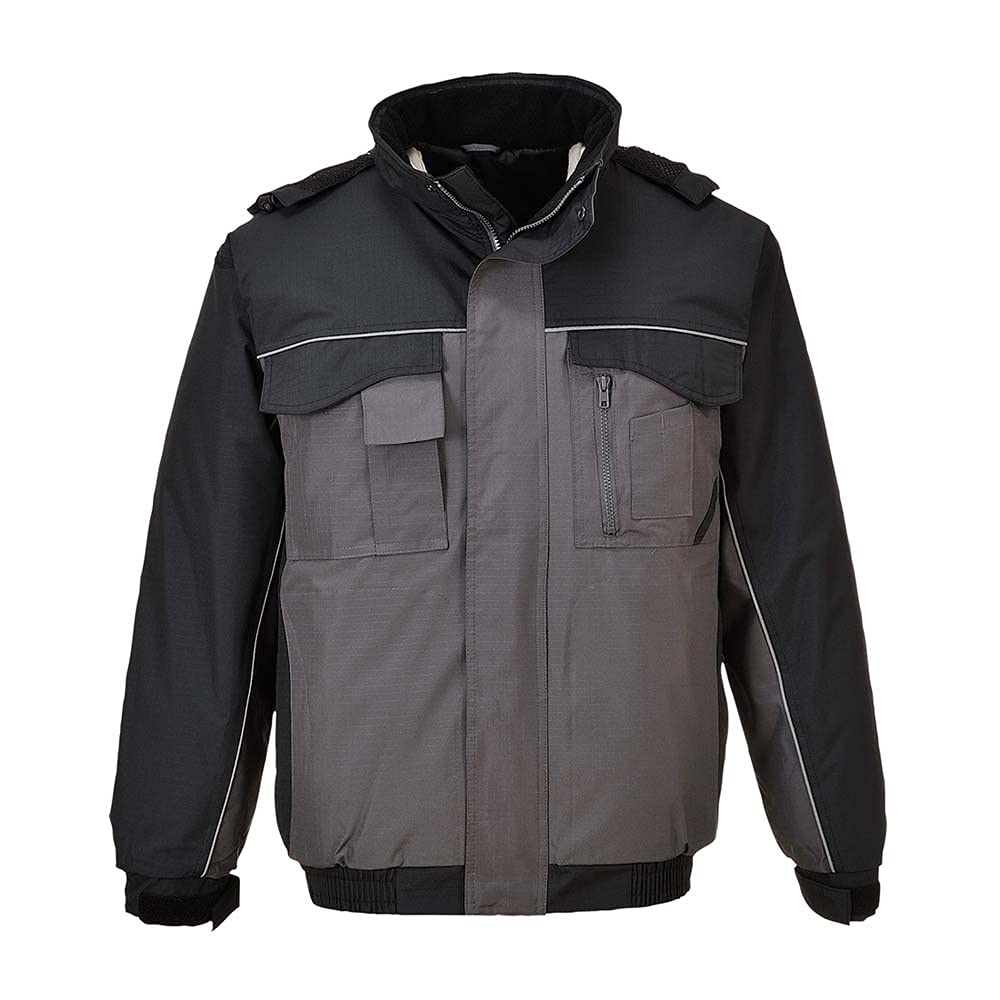 Blouson imperméable Rip Stop pour affronter la pluie sur les chantiers