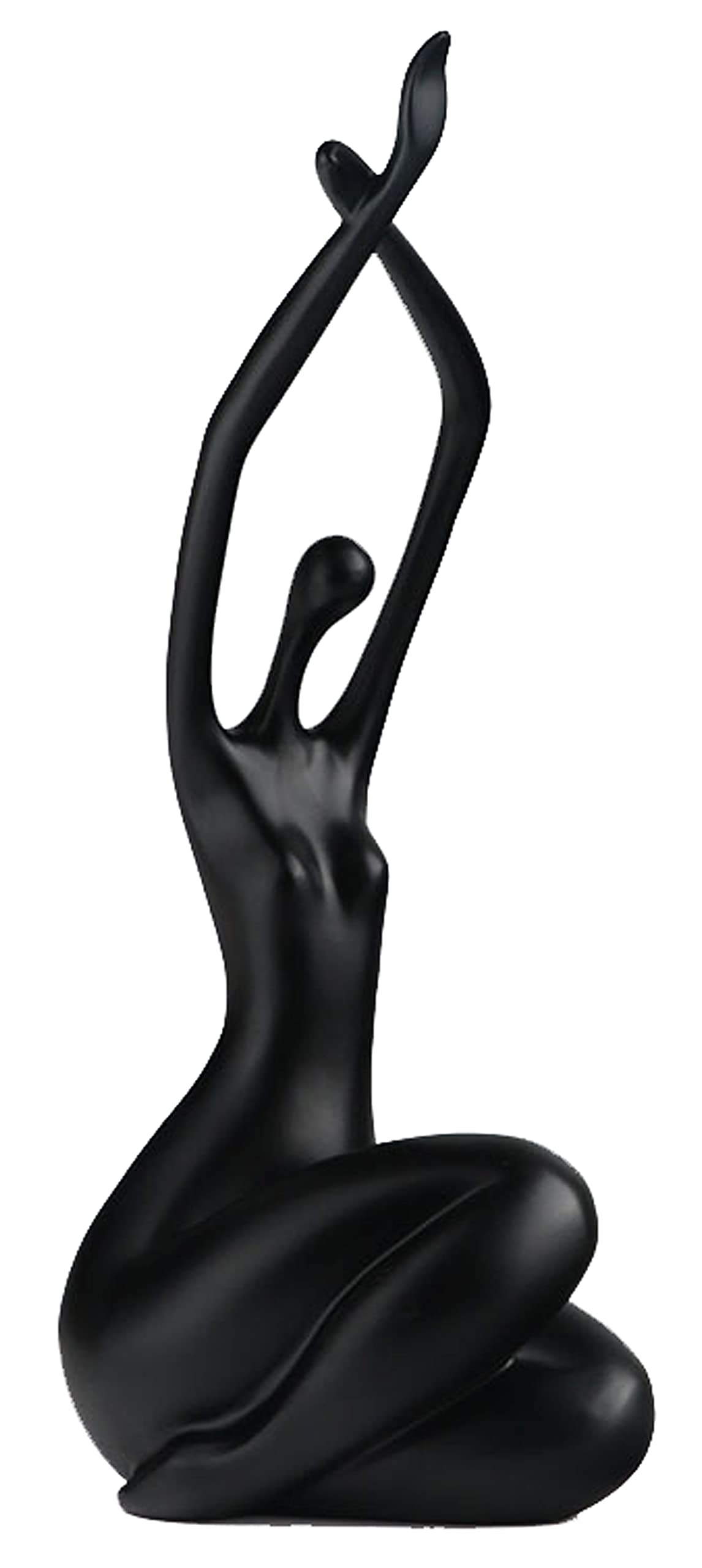 Statuette de Yoga Sculptures décoratives de méditation en résine - Décoration de Bureau pour la Maison ou Le Bureau